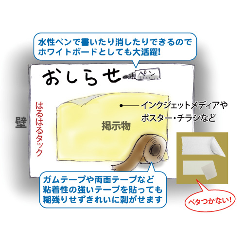 はるはるタック　(ホワイト) 1200mm×20m巻の画像