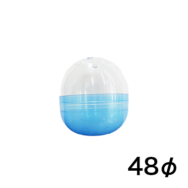 カプセル48φ 透明/半透明青 1000入の画像