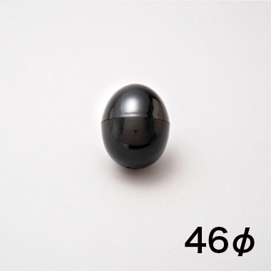 カプセル46φ 黒 タマゴ型 1000入の画像
