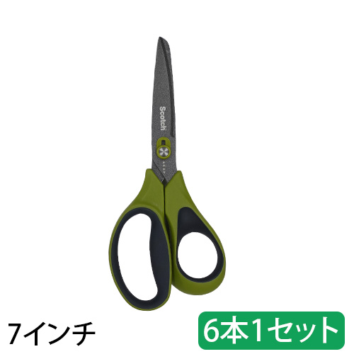スコッチ梱包開封シザーズ　 7インチ 6本1セットの画像