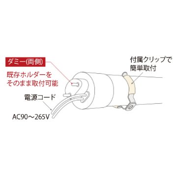 LED内照看板用 防水蛍光灯 両面用 WPJ-40型の画像