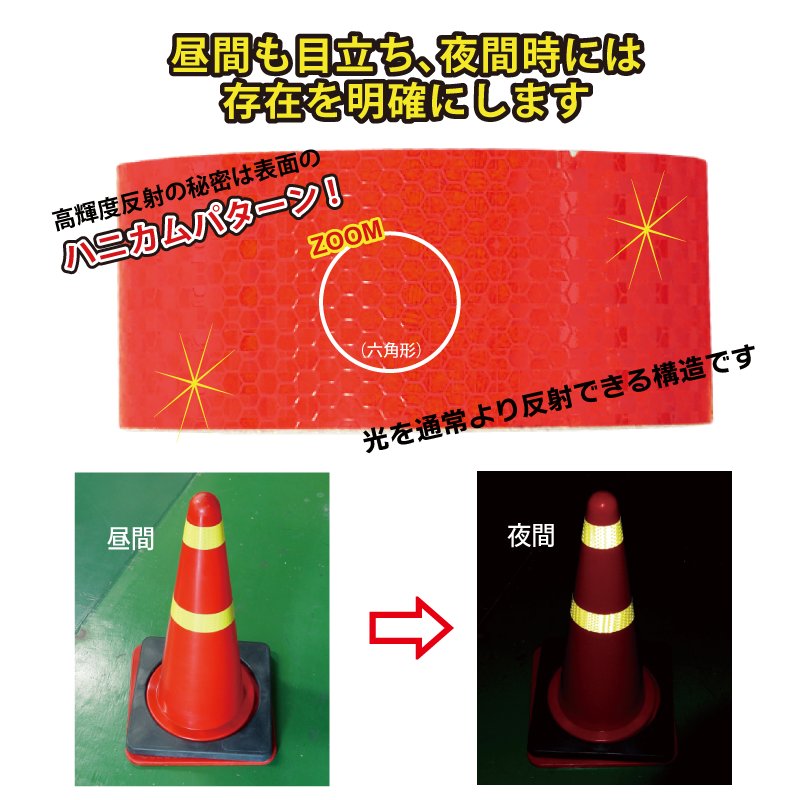 高輝度反射テープ 5cm×6mの画像