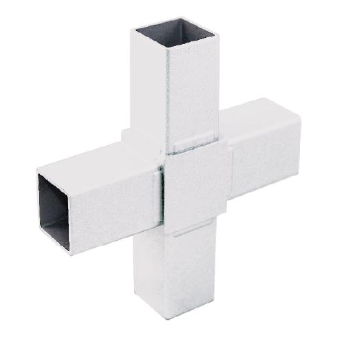 25QJ-6W 25ｍｍ角用アルミコネクター(ホワイト)の画像