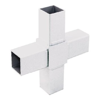 25QJ-6W 25ｍｍ角用アルミコネクター(ホワイト)の画像