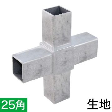 25QJ-6K 25ｍｍ角用アルミコネクター(生地)の画像