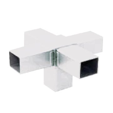 25QJ-7W 25ｍｍ角用アルミコネクター(ホワイト)の画像