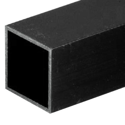 2t x 40mm角アルミ角パイプ(ブラック) バラ売り 4mの画像
