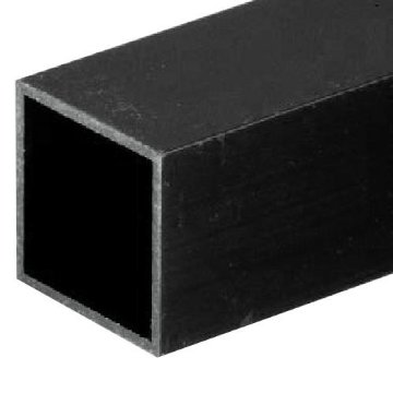 2t x 40mm角アルミ角パイプ(ブラック) バラ売り 4mの画像