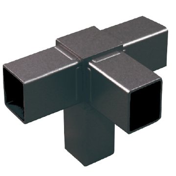 40HJ-5W 40mm角用アルミコネクター(ブラック)の画像