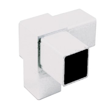 60RJ-3W 60mm角用アルミコネクター(ホワイト)の画像