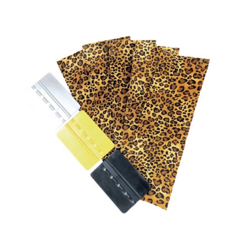 スキージ付スキージカバー アニマル柄(イエロー)の画像