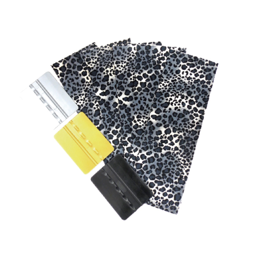 スキージ付スキージカバー アニマル柄(グレー)の画像