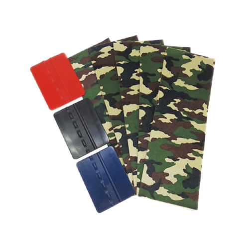 スキージ付スキージカバー カモフラージュ(迷彩)柄 (グリーン)の画像