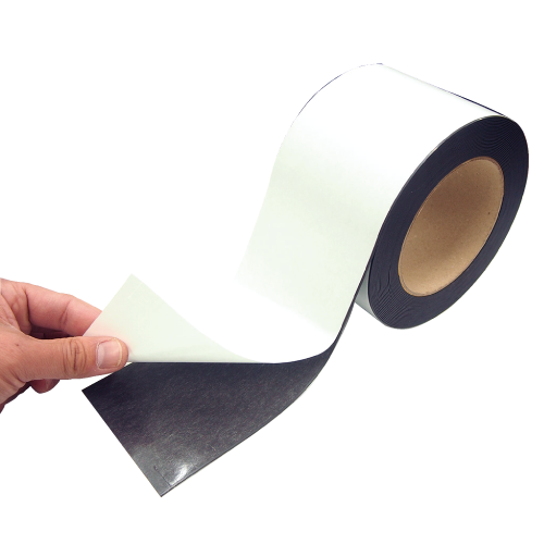 両面テープ付マグネットシート(異方性) 100mm幅の画像