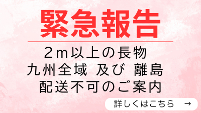 2m以上九州・離島配送不可