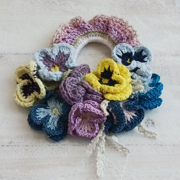 【受注制作】オーダー　シュシュ 　ハンドメイドの画像