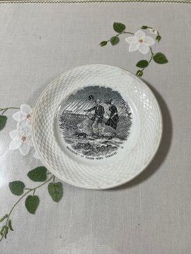フランスアンティーク皿の画像