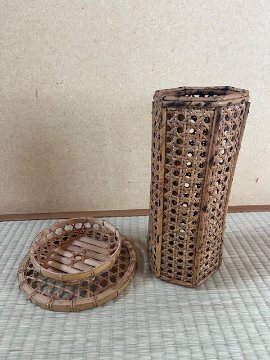 竹製　花差しの画像