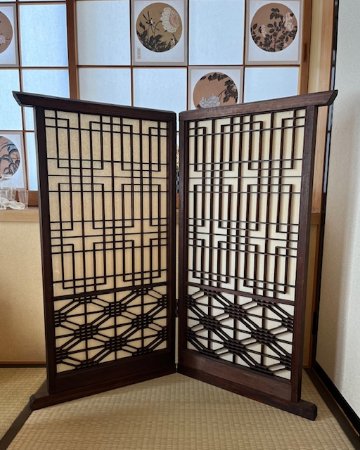 古民具　衝立（ついたて）の画像