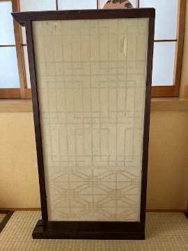 古民具　衝立（ついたて）の画像