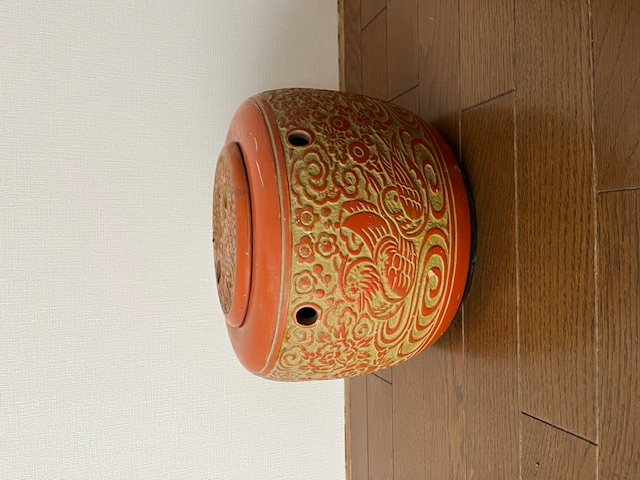 朱泥火鉢の画像