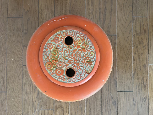 朱泥火鉢の画像