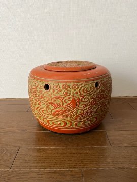 朱泥火鉢の画像