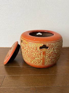 朱泥火鉢の画像