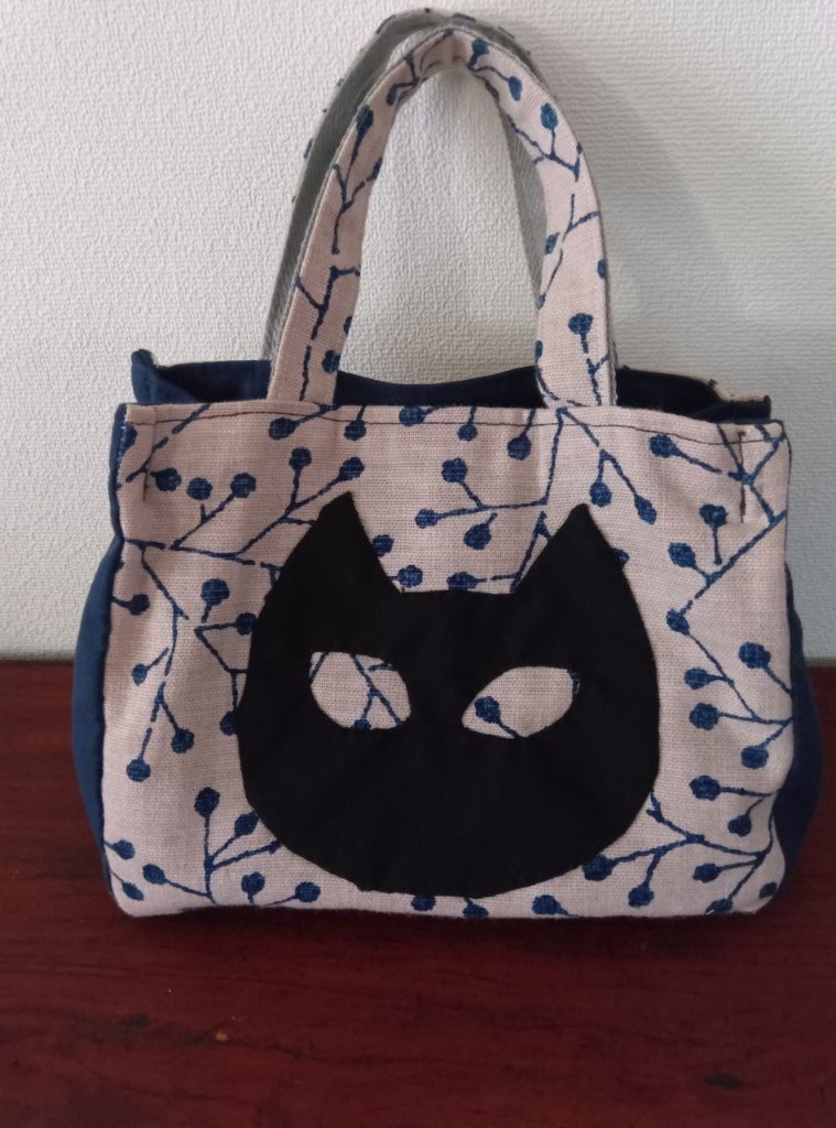 ニャン　トートバッグ　小の画像