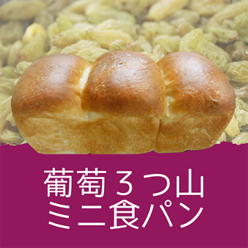 ３つ山ミニ食パン画像