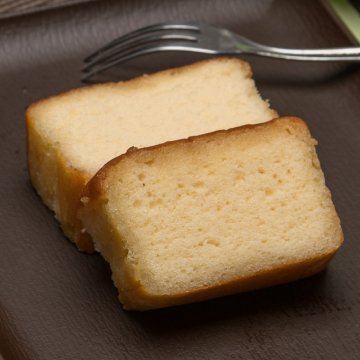 金のケーキ（白）1本画像