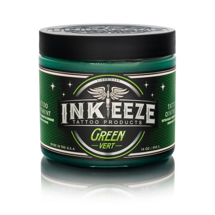 Inkeeze Green（インキーズ グリーン）タトゥー用軟膏　16オンスの画像