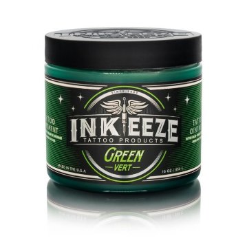 Inkeeze Green（インキーズ グリーン）タトゥー用軟膏　16オンスの画像