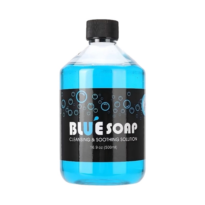 ブルーソープ タトゥー洗浄液 500ml (泡立てポンプ付き)の画像