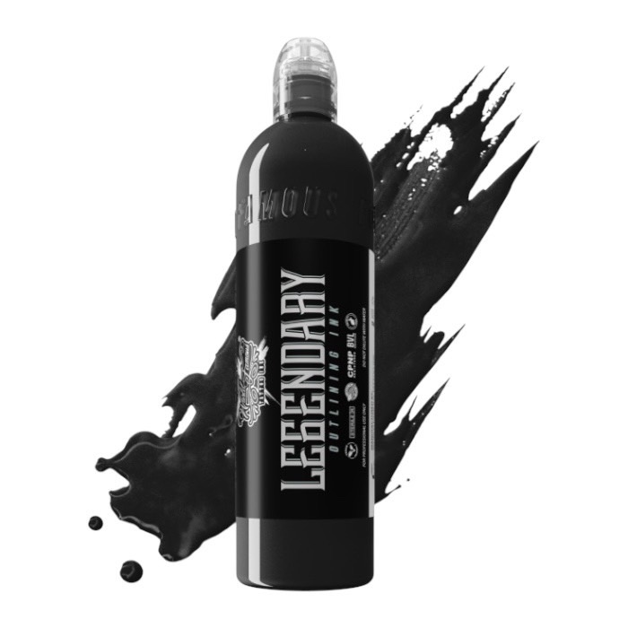 World Famous Black Outlining タトゥーインク　8オンスの画像