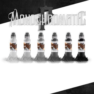 ワールドフェイマス タトゥーインク　POCH - MONOCHROMATIC  1オンスの画像