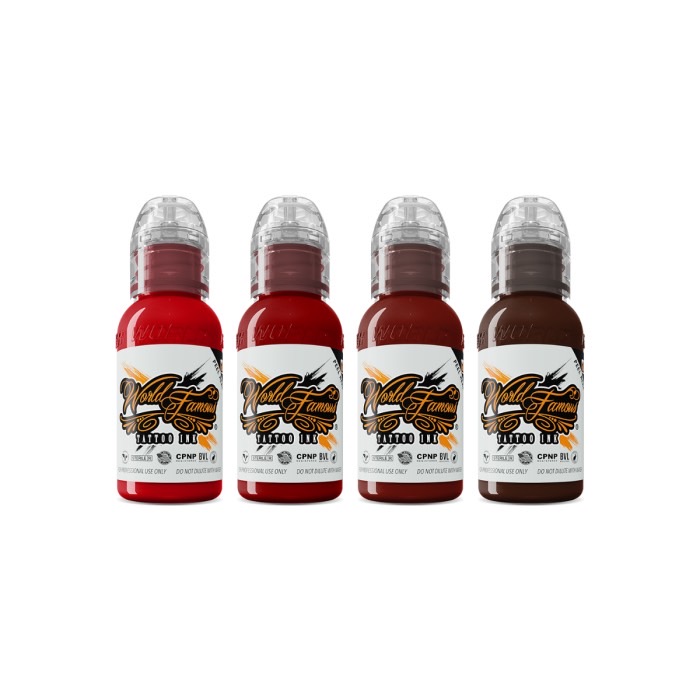 World Famous Ink Maks Kornev’s ブラッドカラーセット（4色）の画像