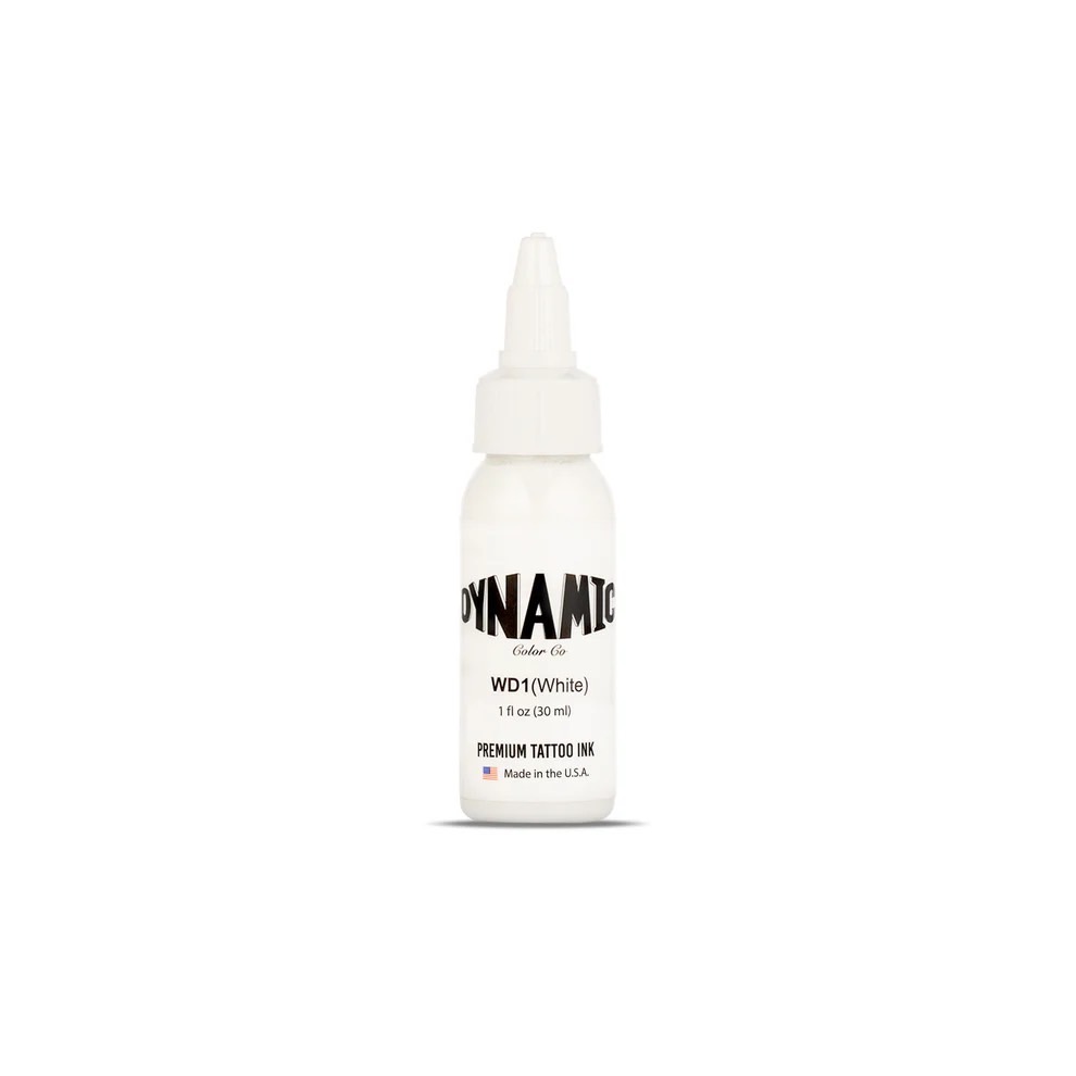 Dynamic タトゥーインク　ホワイト　1OZ/30mlの画像