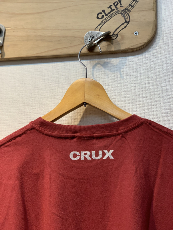 CRUXロゴTシャツ　シルバーロゴエディション/フロントプリントnewの画像