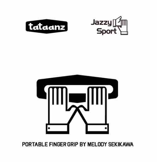 ポータブルフィンガーグリップ JazzySport×MelodySekikawa×tataanzの画像