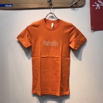 激安SALE! TEKNIK LOGO Tシャツ　オレンジ画像