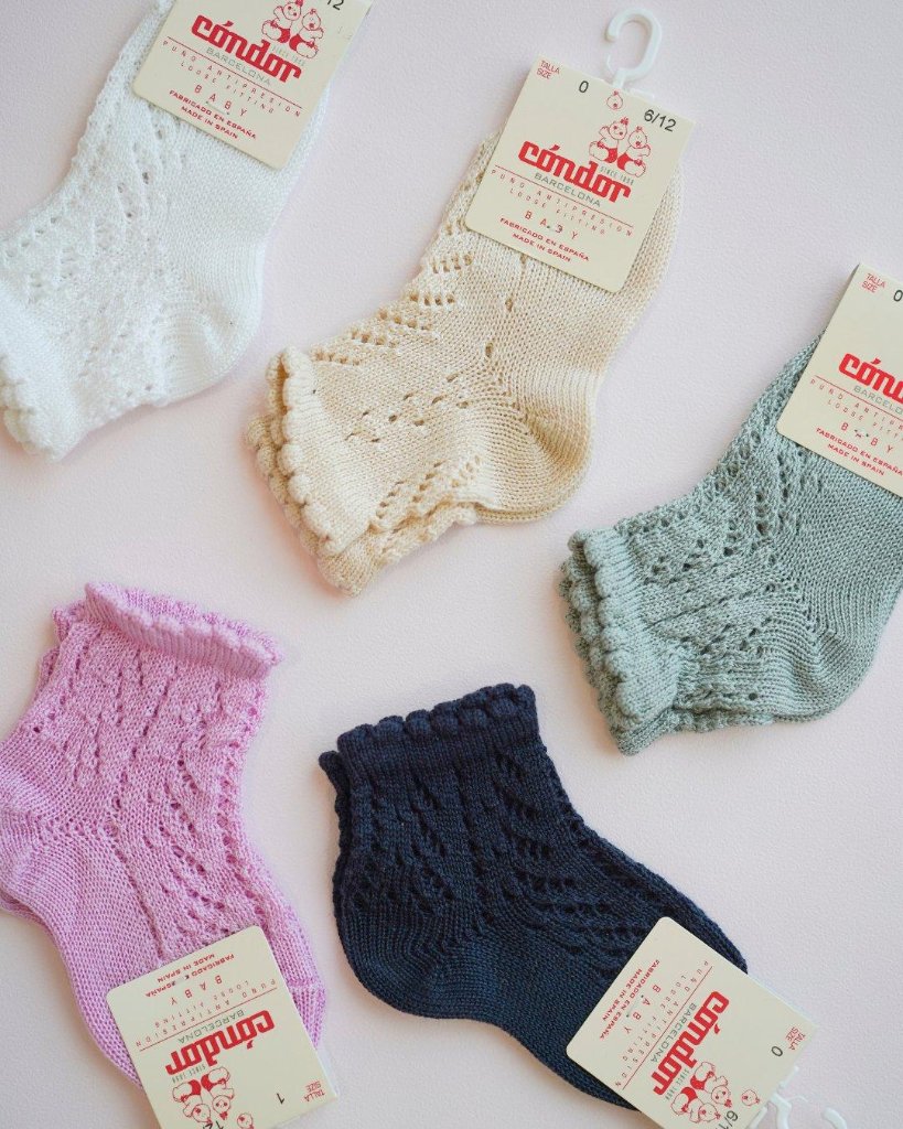 Condor★パールオープンワーク ショートソックスの画像