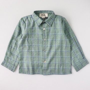 pi&pa★ボーイズチェックシャツ(全2色)(2A~8A)画像
