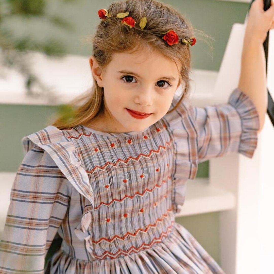 Left/12m&8A】AntoinetteParis☆Alexandra-Tartan(12m~8A)｜輸入子供服