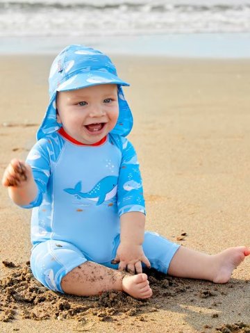 JoJo Maman Bebe★Swim Suit-Whale(-5y)の画像