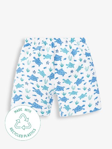 JoJo Maman Bebe★Swim Shorts (オムツ付) -Turtle(-3y)画像