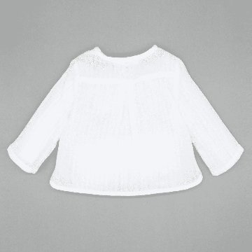 FinaEjerique★ホワイトストライプポケットシャツ(12m~4A)画像