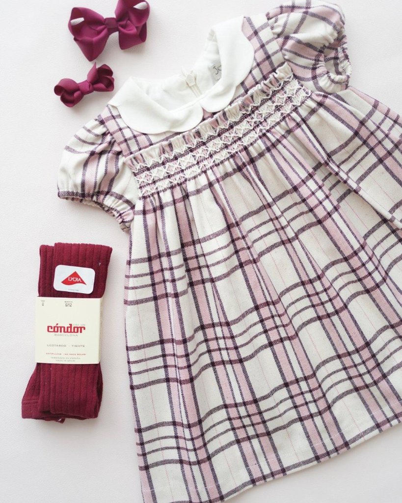 JOMilano★スコティッシュタータンピンクドレス(12m~4A)の画像