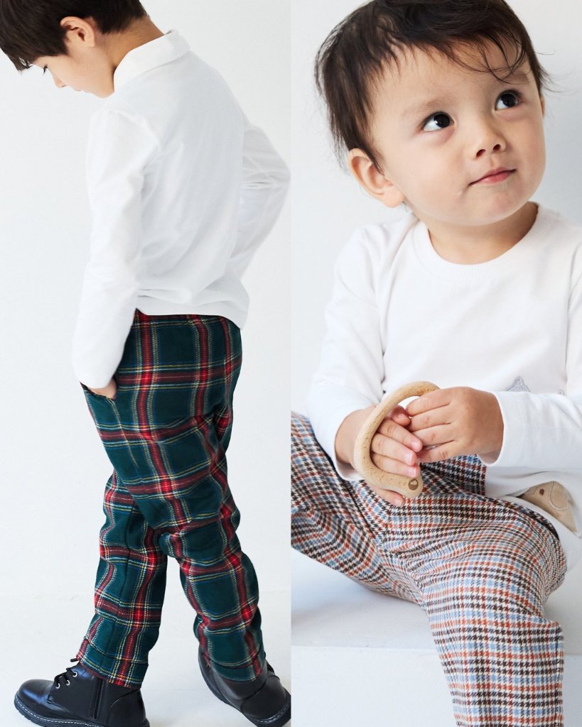JOMilano★チェックトラウザー(全2種)(12m~10y)の画像