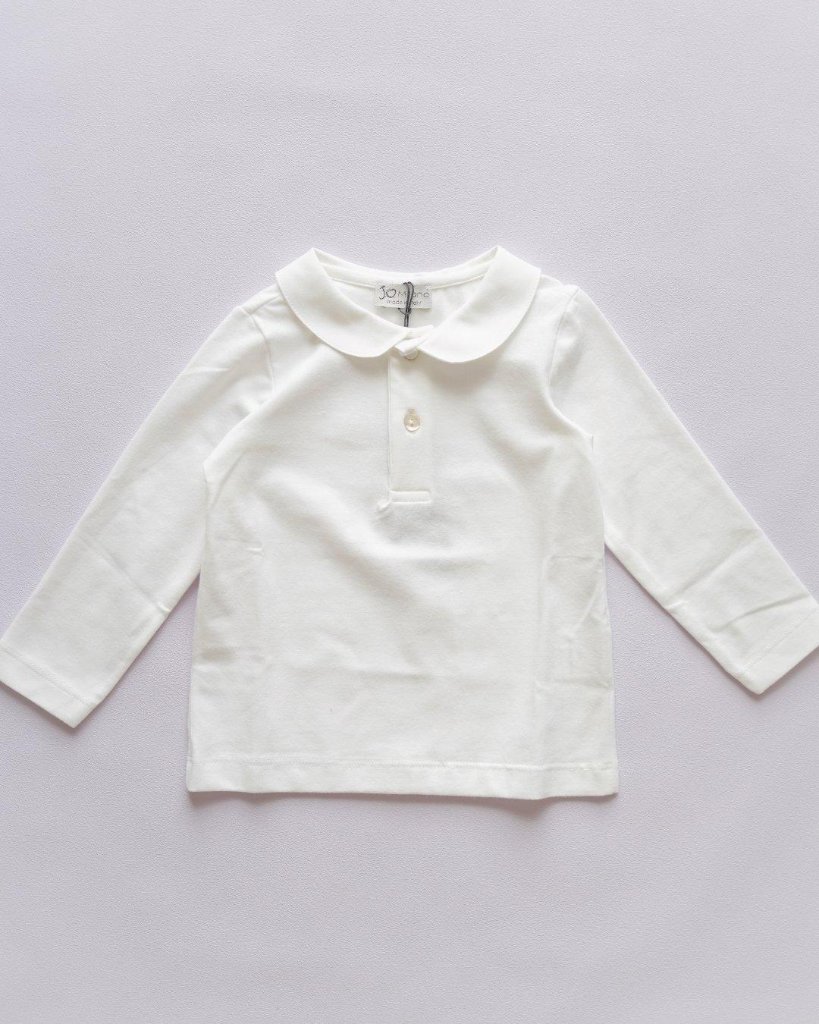 【LAST/18m】JOMilano★ジャージー丸襟ポロトップス(12m~4A)の画像